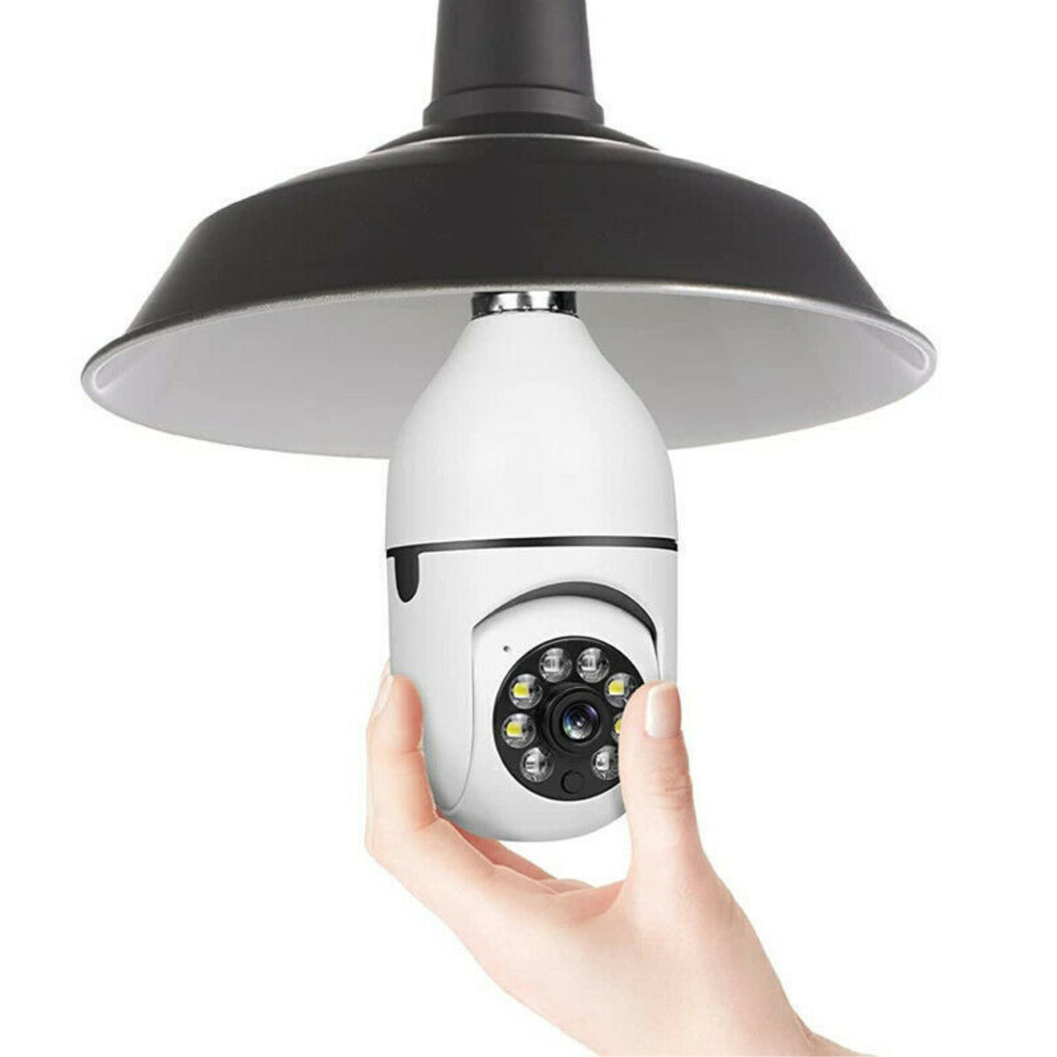 Smart Wifi Indoor / Outdoor Light Bulb Security Camera