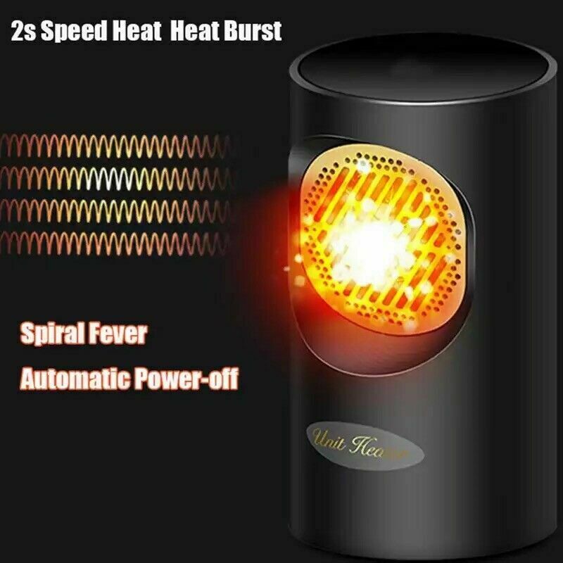 400W Electric Portable Small Space Heater Room Heater Home Office Heating