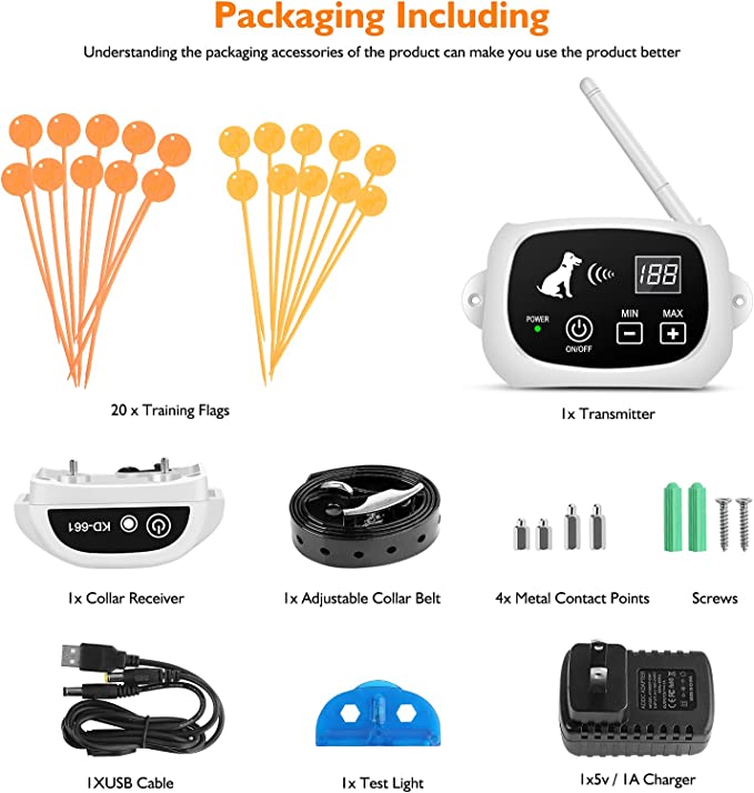 Wireless Dog Fence With Collar