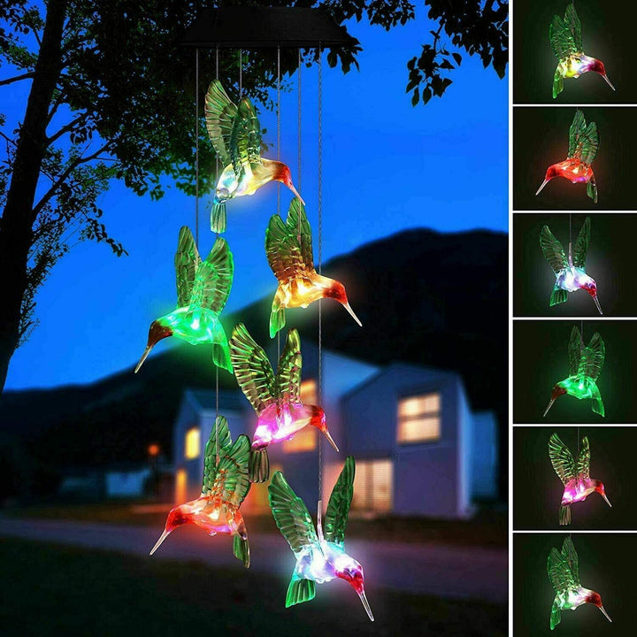 Hummingbird Solar Lights - Outdoor Solar String Lights