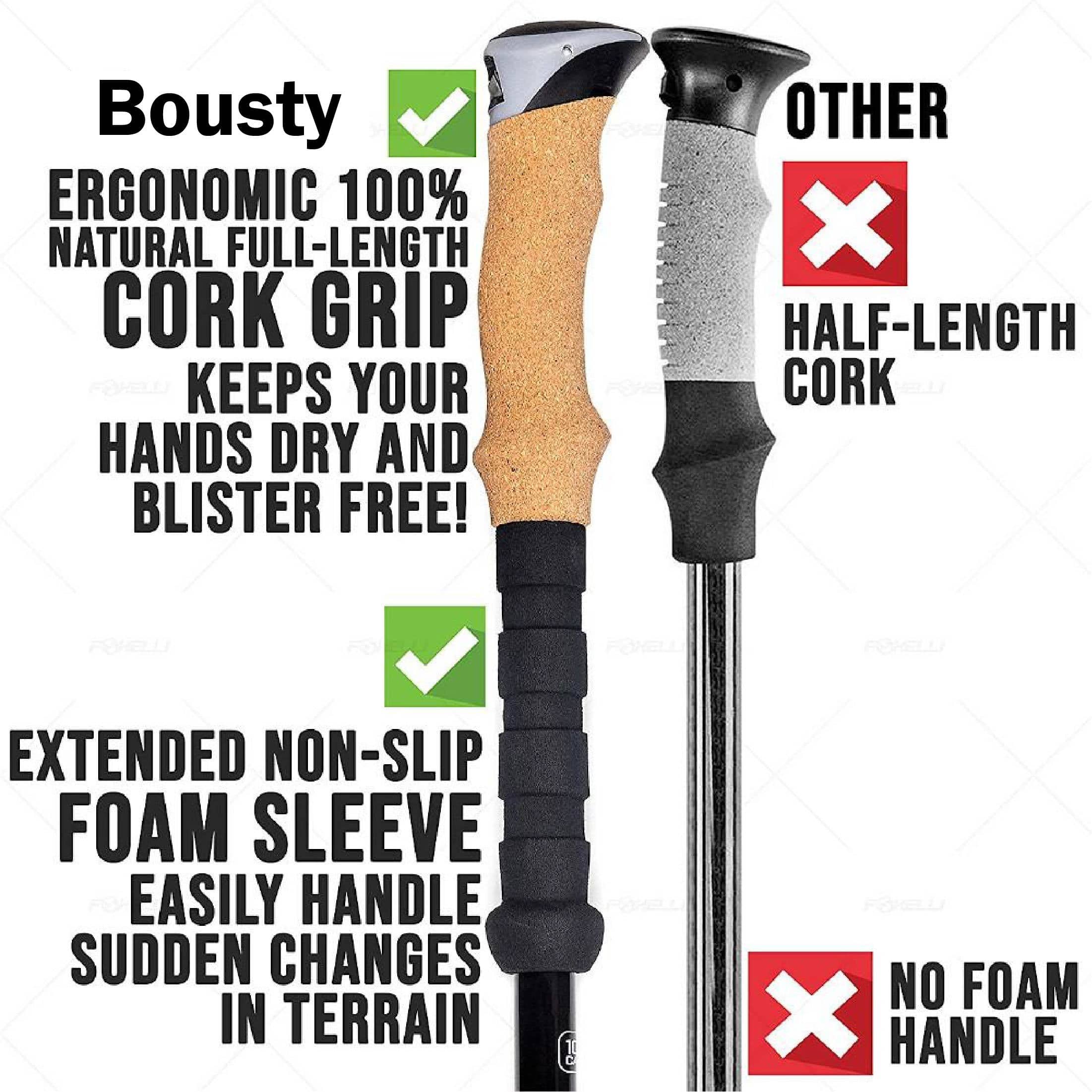 100% Carbon Hiking Poles