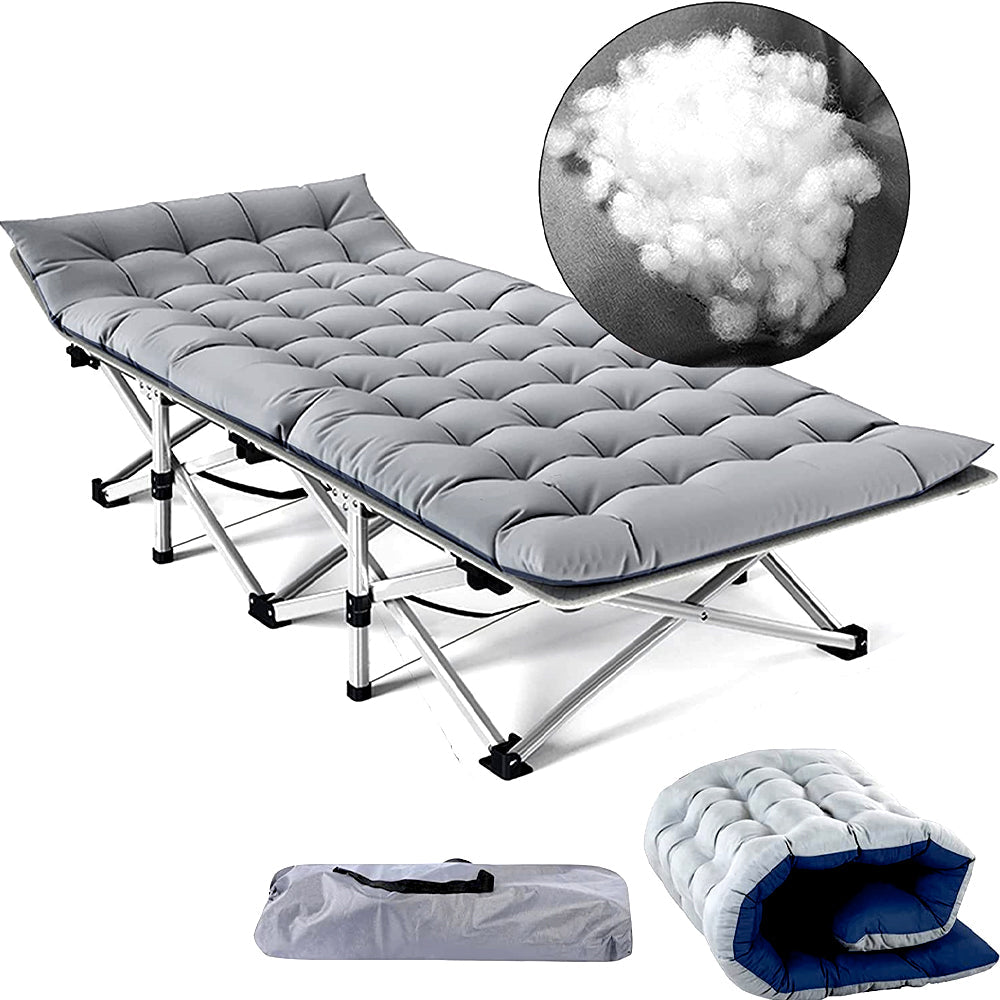 CAMPING COTS - LUXURY SLEEPING COTS INCLUDE BED WITH MATTRESS