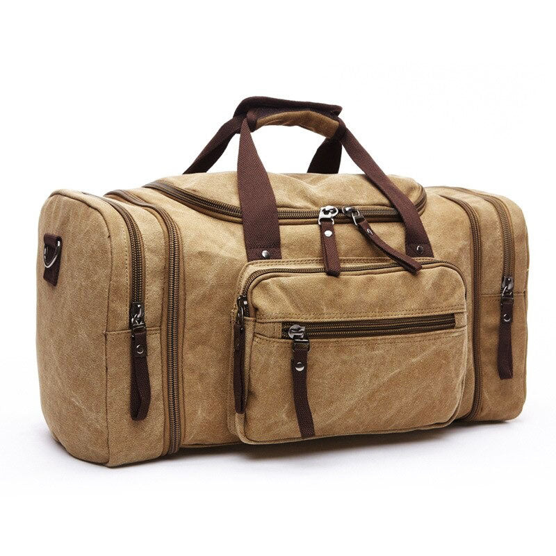 Large Capacity Canvas Travel Duffel Bag