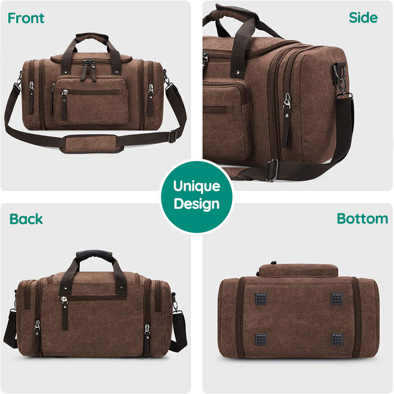 Large Capacity Canvas Travel Duffel Bag