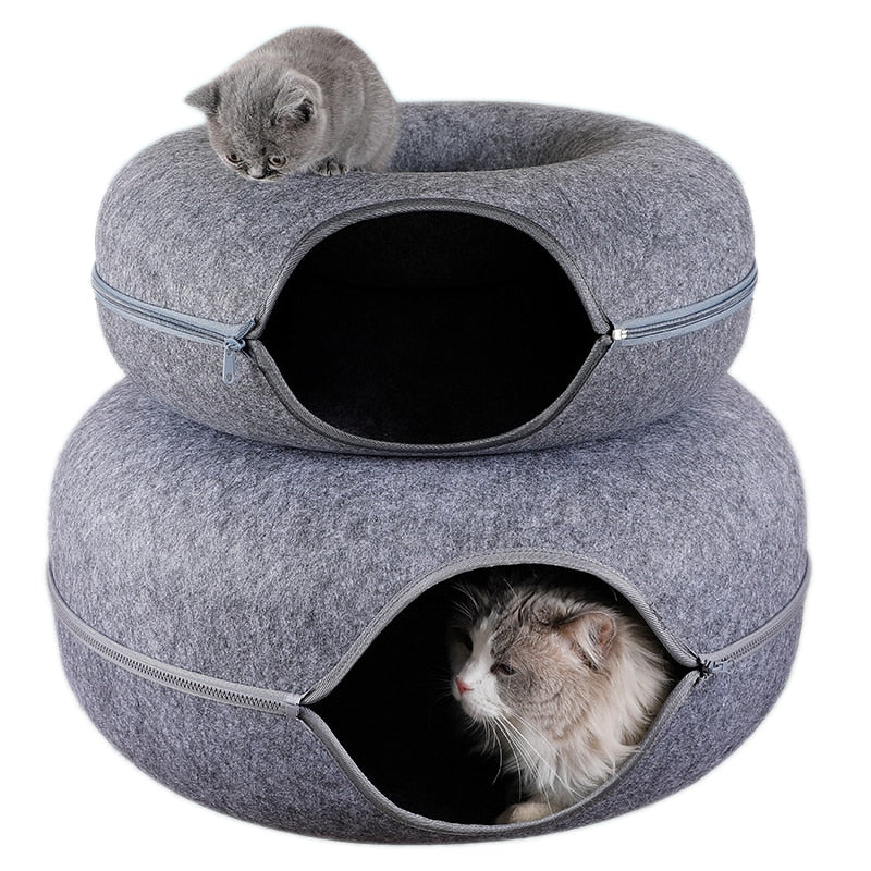 Donut Cat Tunnel Bed