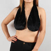 Solid Comfortable Neck Bra Towel Bra for Women