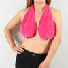 Solid Comfortable Neck Bra Towel Bra for Women