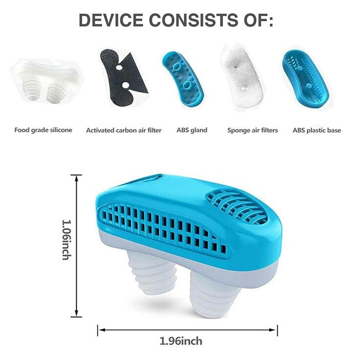 Airing: Hoseless, Maskless, Micro CPAP Anti Snoring Device - Portable Alternative CPAP