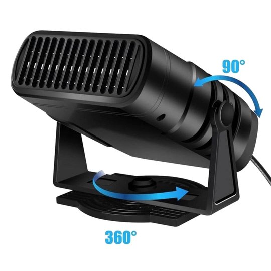 12V Automotive Portable Car Heater - Low Watt Space Heater For RV