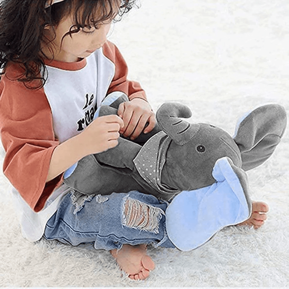 Baby Peek A Boo Animated Singing Elephant