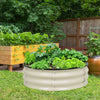 Round Metal Raised Garden Bed