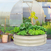 Round Metal Raised Garden Bed