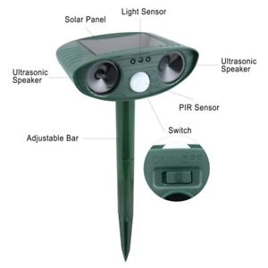 Raccoon Outdoor Ultrasonic Repeller - Get Rid of Raccoons in 48 Hours or It's FREE