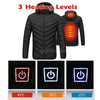 Unisex Heated Jacket Heating Coat Electric